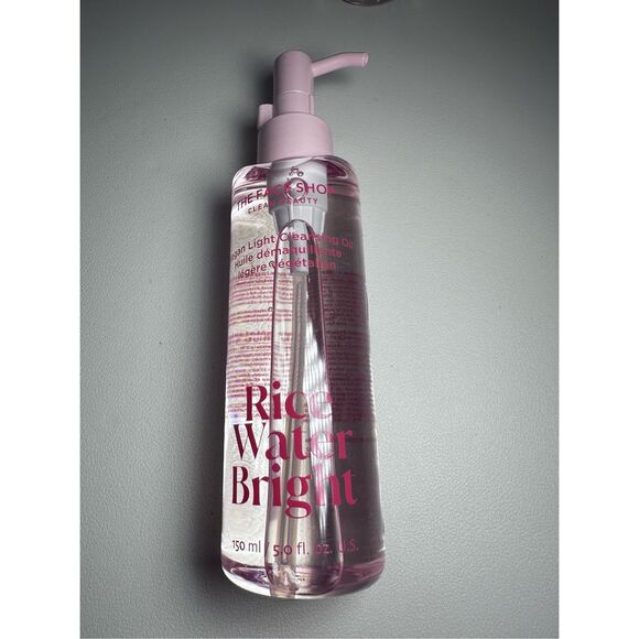 The Face Shop Rice Water Bright Light Cleansing Oil, Vegan, 5 OZ - Picture 1 of 5